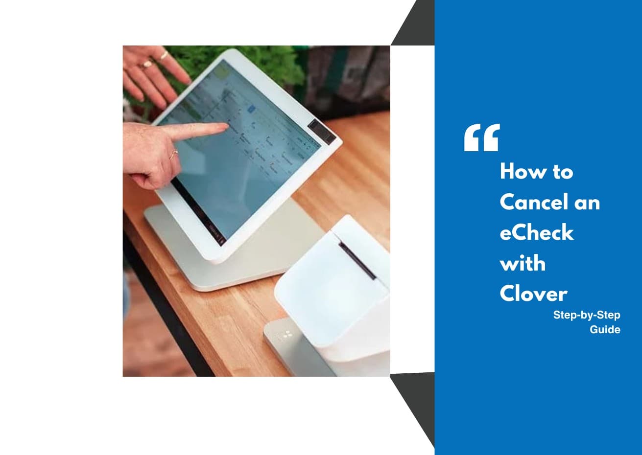 How to Cancel an eCheck with Clover